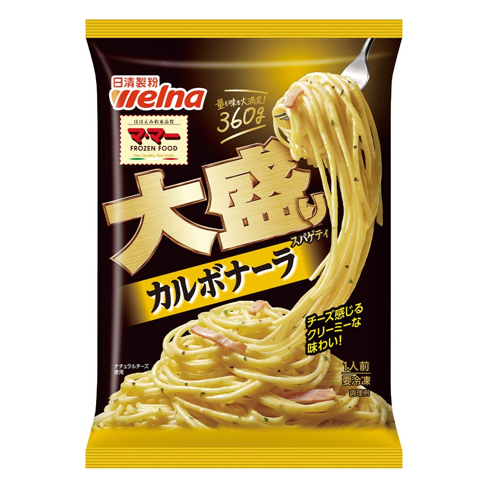 Amazon.co.jp: [冷凍] マ・マー 大盛りスパゲティ カルボナーラ 360gX7